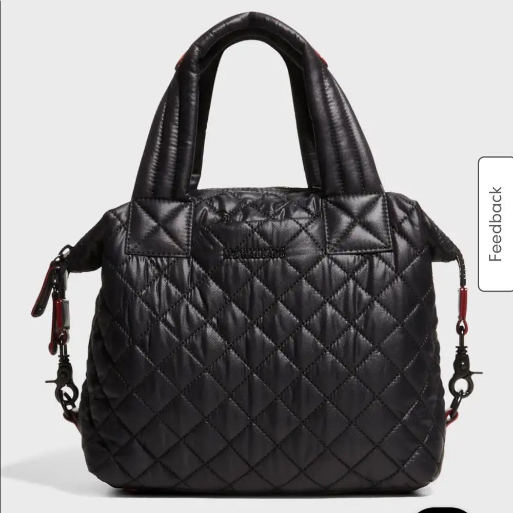 MZ WALLACE
Sutton Deluxe Quilted Nylon Tote Bag, Black